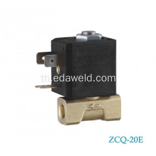 การเชื่อมโลหะทองเหลือง 37V Co2 Gas solenoid valve